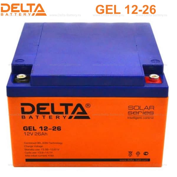 Аккумуляторная батарея Delta GEL 12-26 в Ялте