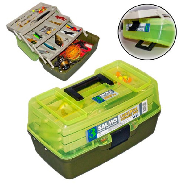 Ящик рыболовный пластиковый Salmo 3х-пол. 03 мал. в Ялте